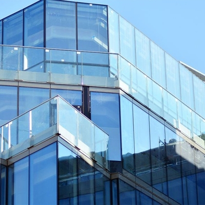 Verre trempé clair de verre trempé pour le solarium de séparation de route de planche de mur d'écran