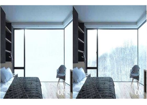 Verre givré permutable de PDLC avec le film permutable en verre d'intimité