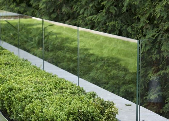 Doubles verres de sûreté stratifiés clairs des balustrades 5mm de vitrage