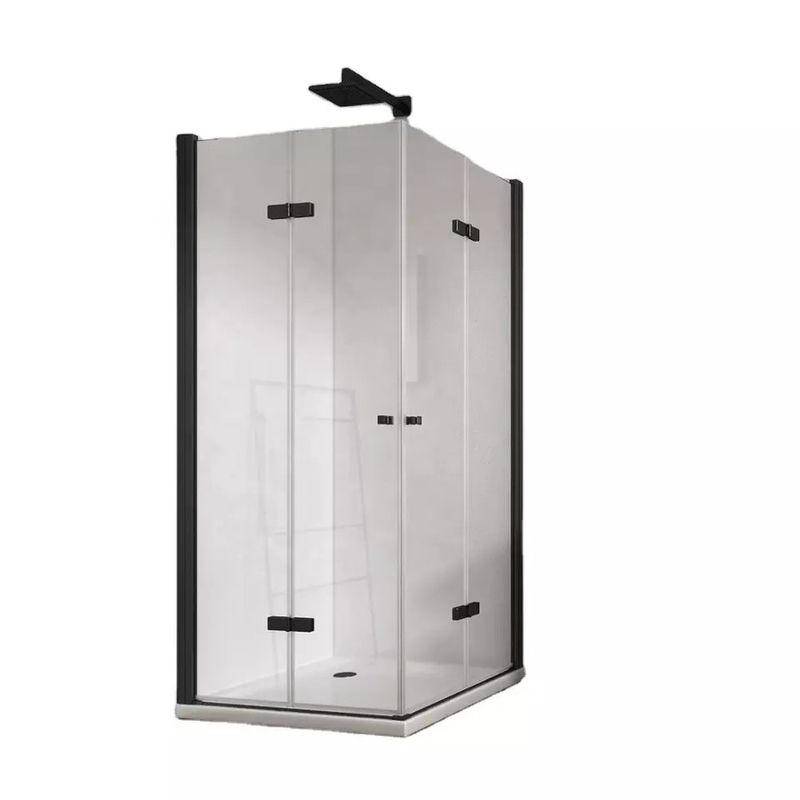 Clôture faisante le coin moderne de douche de verre trempé glissant la porte en verre de salle de bains