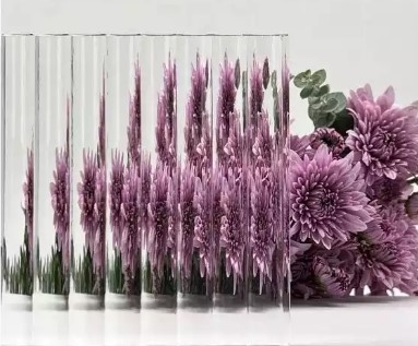 Le verre cannelé couvert de chaume à nervures gâché transparent décoratif de vague/art a figuré le panneau texturisé en verre de modèle de verre à vitres