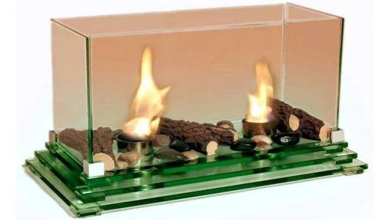 Transparent High Heat Resistant Ceramic Glass Panels For Fireplace Door