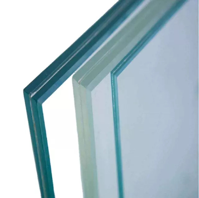 Low Iron Tempered Triple Laminated Glass Sheets For Building Wall 6.38mm 10.38mm